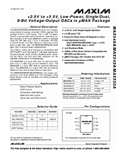 DataSheet MAX549A pdf